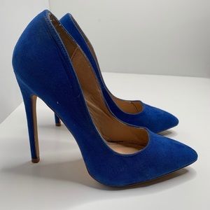Liliana |  Blue Pointy Toe Classy Heel